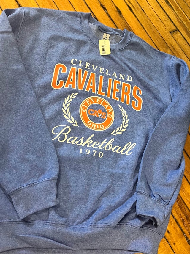 Cleveland Cavaliers retro crewneck sweatshirt in slate blue